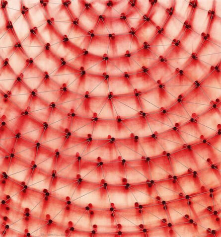 Ross Bleckner, ‘Dome (Red)’, 2017