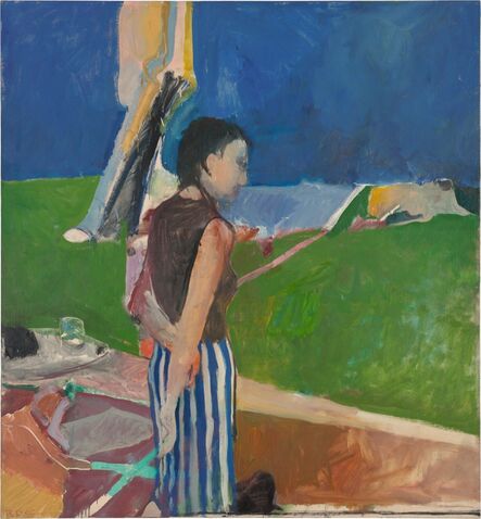 Richard Diebenkorn, ‘Girl On a Terrace’, 1956
