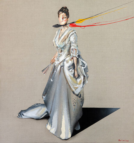 Frans Smit, ‘Portrait Of Margaret Stuyvesant Rutherford White - After Sargent’, 2022