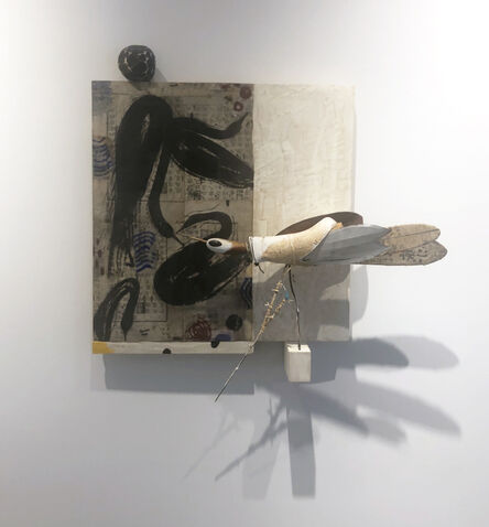 Robert Brady, ‘Panel with Bird’, 2021