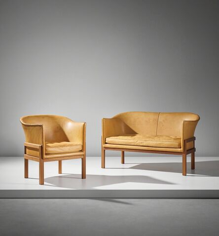 Mogens Koch, ‘Two-seater sofa, model no. MK52, and armchair, model no. MK51’, designed 1936-executed after 1951