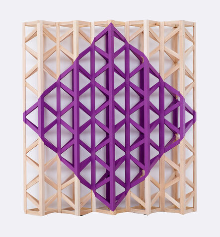 Rasheed Araeen, ‘Purple Diamond’, 2022