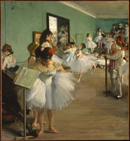 Edgar Degas, ‘The Dance Class’, 1874