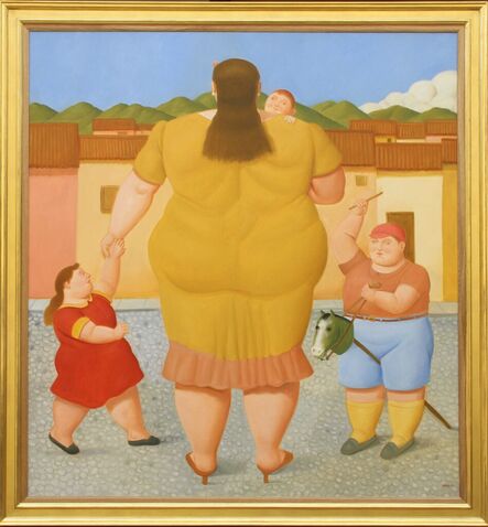 Fernando Botero, ‘Woman with Children ’, 2018