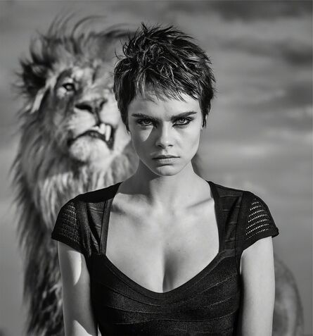 David Yarrow, ‘Cara Cigar ’, 2018