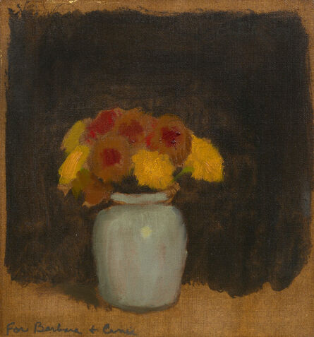 Robert Kulicke, ‘Flowers in a Blue Vase’, 1958