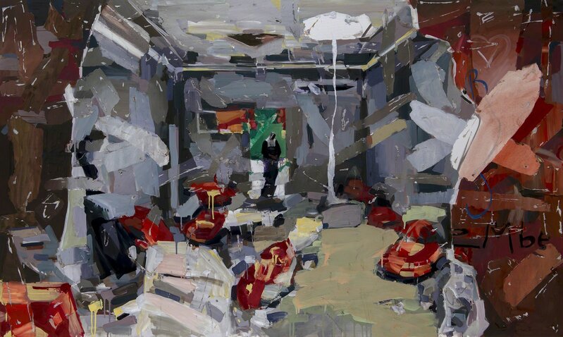 Eşref Yıldırım, ‘Hill 9’, 2017, Painting, Mixed media on canvas, Zilberman Gallery