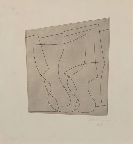 Ben Nicholson, ‘Complex of Goblets’, 1968