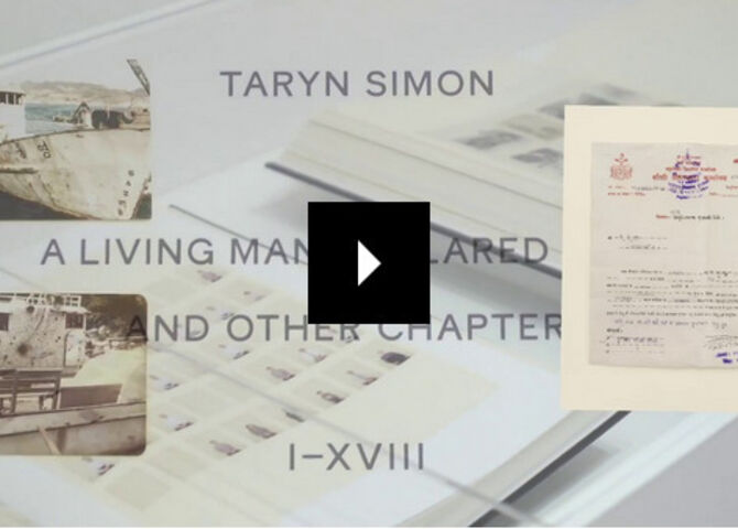 Taryn Simon: A Living Man Declared Dead and Other Chapters