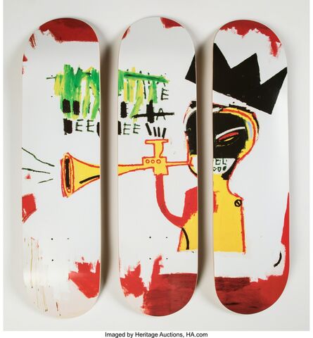 After Jean-Michel Basquiat, ‘Trumpet, triptych (Open Edition)’, 2016
