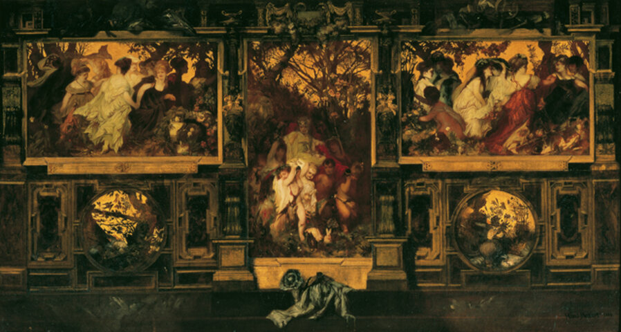 Modern Cupids – Study for the Decoration of a Wall