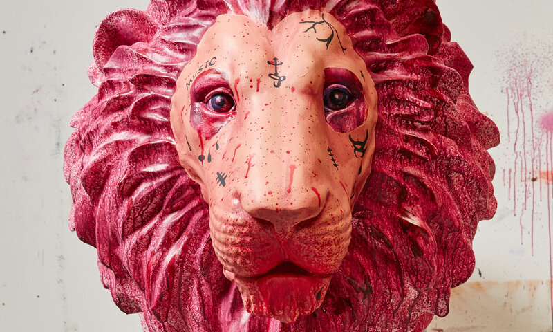 David Griggs, ‘Civilian Warrior’, 2021, Sculpture, Lion: fibreglass lion (fire retardant) with internal armature
Finish: Acrylic Paint, Tusk Benefit Auction