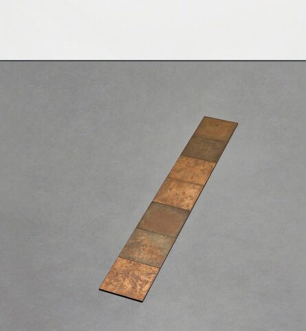 Carl Andre, ‘7 Copper Weather Row’, 1980
