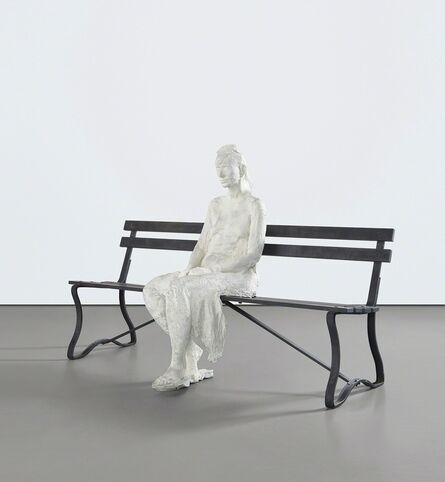 George Segal, ‘Woman with Sunglasses on Bench’, 1983