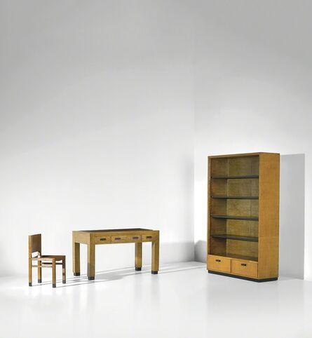 Gino Levi-Montalcini, ‘Desk, chair and bookcase, designed for the Palazzo Gualino, Turin’, circa 1929