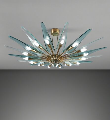 Max Ingrand, ‘"Dahlia" ceiling light, model no. 1563’, circa 1958