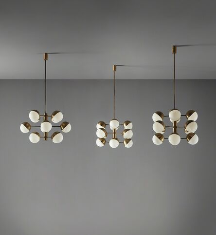 Stilnovo, ‘Set of three ceiling lights’, circa 1960