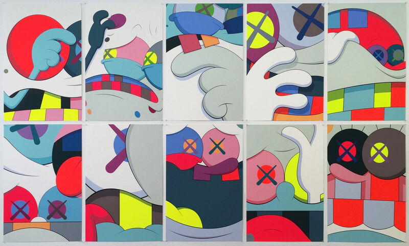 KAWS, ‘Blame Game’, 2014, Print, Screen print on Saunders Waterford 410gm High White paper, Zemack Contemporary Art