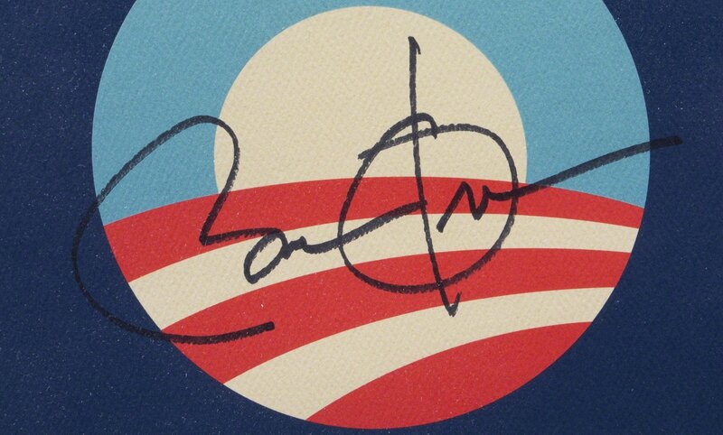 Shepard Fairey, ‘Obama: Change’, 2008, Print, Offset lithograph on paper, Julien's Auctions