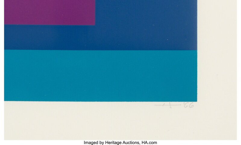 Josef Albers, ‘Variant IX (from Ten Variants)’, 1966, Print, Screenprint on Rives BFK paper, Heritage Auctions