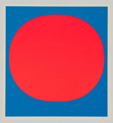 Rupprecht Geiger, ‘Colour in the round (Rot auf Blau)’, 1969