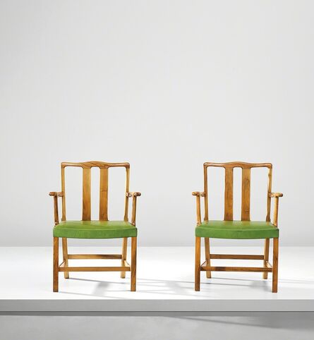 Ole Wanscher, ‘Pair of armchairs, model no 1764’