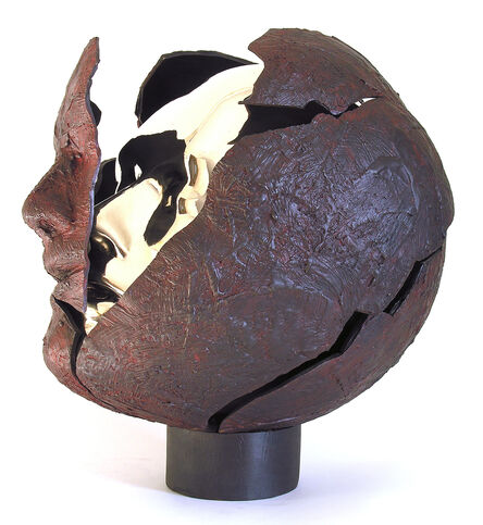 Dale Dunning, ‘Tabula Rasa - abstracted, gothic, bronze, gold plated, figurative sculpture’, 2013