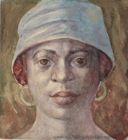 Charles White, ‘Woman with Hat’, 1978
