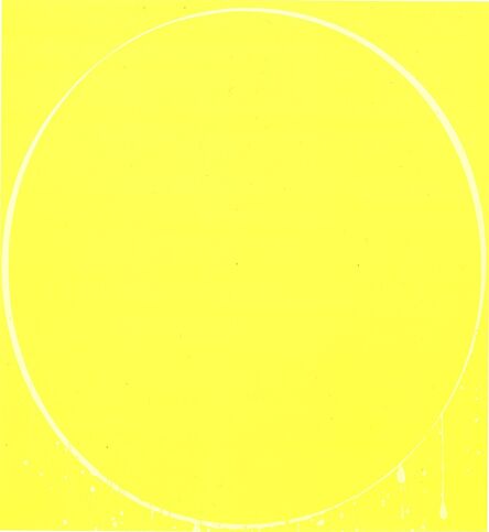 Ian Davenport, ‘Ovals: yellow, lemon yellow, yellow’, 2002