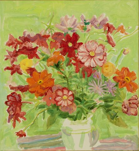 Nell Blaine, ‘Orange and Green Bouquet’, 1994