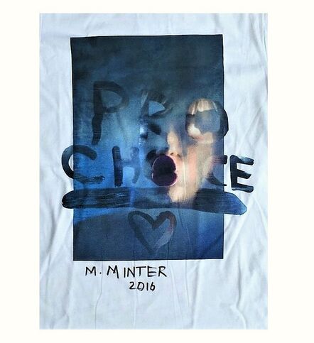 Marilyn Minter, ‘"Pro-Choice Miley", Signed, Limited Edition, Marc Jacobs T-Shirt, Benefit Planned Parenthood’, 2016
