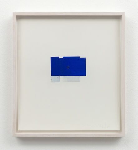 Jill Baroff, ‘folded drawing (blue and white)’, 2002