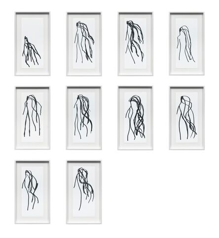 Lutz Bacher, ‘Hair Drawings’, 2010