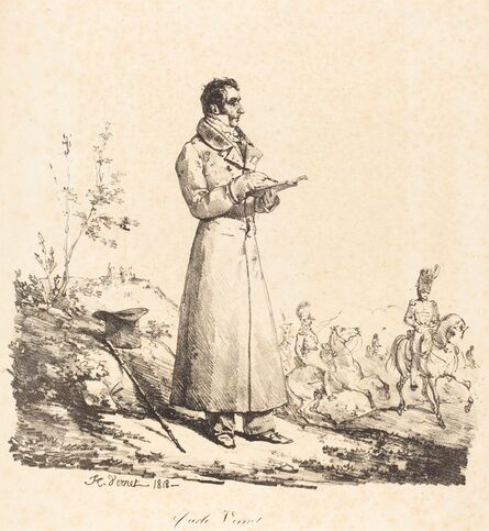 Horace Vernet, ‘Carle Vernet, Full-Length’, 1818