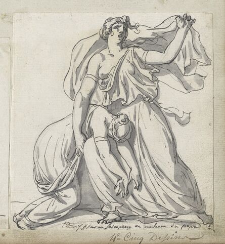 Jacques-Louis David, ‘Niobe and Her Daughter’, 1775/80