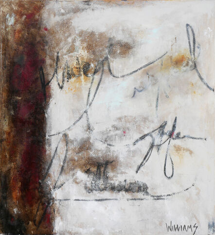 Michelle Y Williams, ‘“Latent Allusion 2” Contemporary Abstract Earth Toned Mixed Media Painting’, 2006