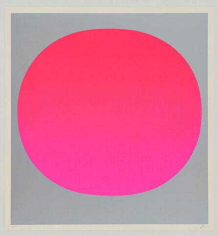 Rupprecht Geiger, ‘Colour in the round (Pink auf Grau)’, 1969