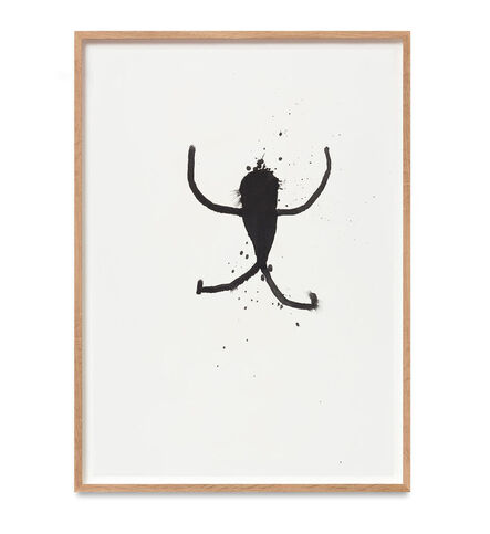 David Shrigley, ‘Black Creature with Two Arms and Legs’, 2011