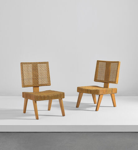 Pierre Jeanneret, ‘Pair of chairs’, circa 1956