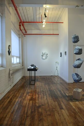 Melissa Brown - Gertrude's Nose and Elisa Lendvay - Moon of the Moon, installation view