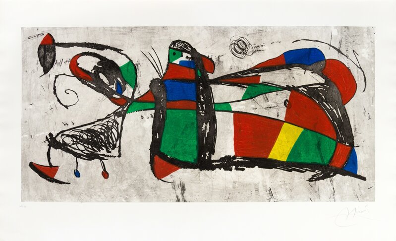 Joan Miró, ‘Tres Joan’, 1978, Print, Etching and aquatint on arches, Freeman's | Hindman