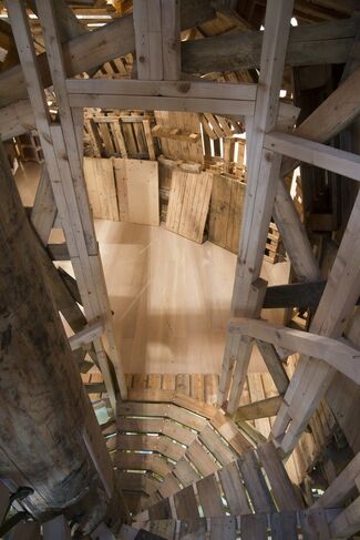 Tadashi Kawamata - Stairs, installation view