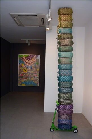 Pecked Jostled and Teased, installation view
