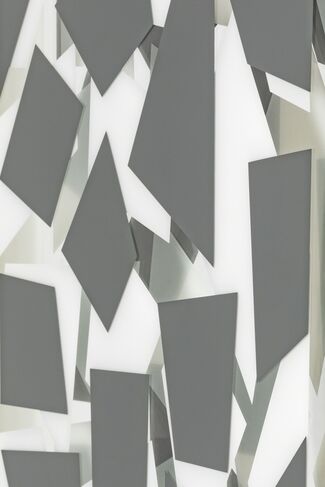 Christian Megert - Farbduett mit Spiegel, installation view
