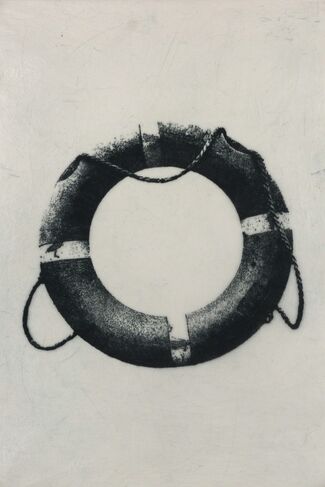 Nautical Studies featuring Large Drypoint Prints by Laine Groeneweg, installation view
