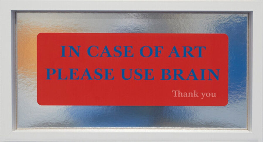 In case of art please use brain