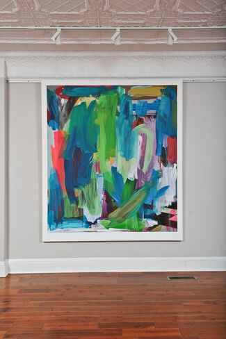 Re-Mastered: Paintings by Bob Knox, installation view