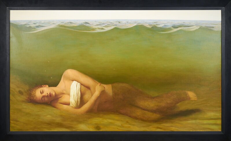 Bo Bartlett, ‘Jonah (aka Seawall)’, 2000, Painting, Oil on canvas (framed), Rago/Wright/LAMA/Toomey & Co.