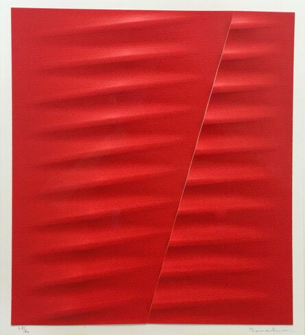 Agostino Bonalumi, ‘Rosso’, 2003