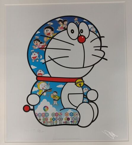 Takashi Murakami, ‘Sitting Doraemon "A pleasant day under the blue sky"’, 2020